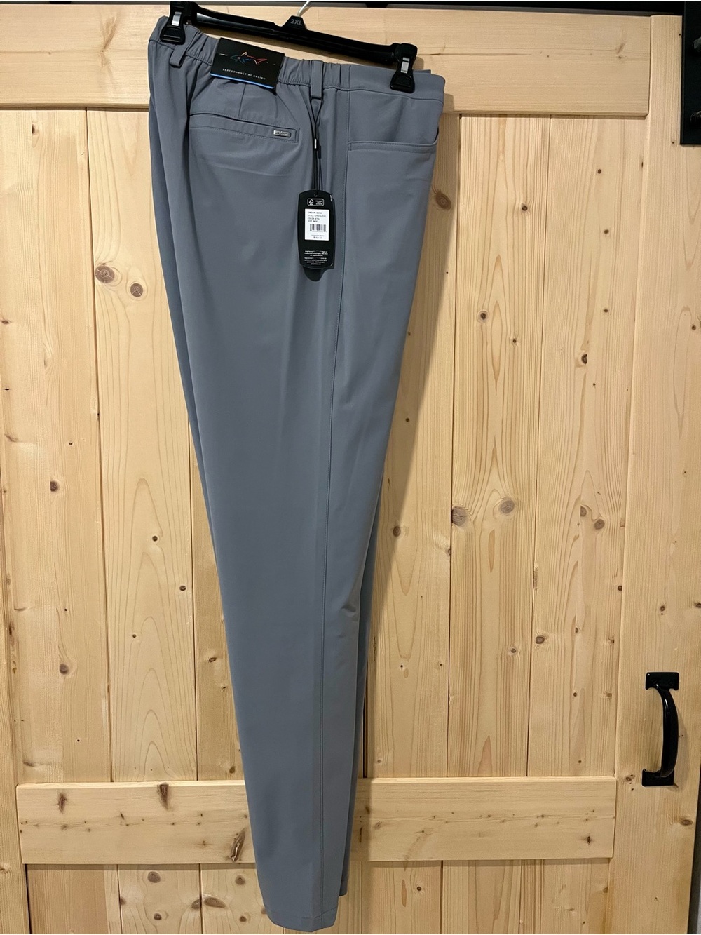 Greg Norman Collection PULL-ON TRAVEL PANT Steel Color 36x32 - Picture 6 of 9